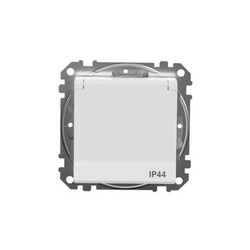 SCHNEIDER SEDNA DESIGN GNIAZDO IP44 PRZESŁ. BIAŁY