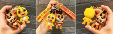 Брелок-подвеска FNAF POP Five Nights at Freddy's Foxy Freddy Chica