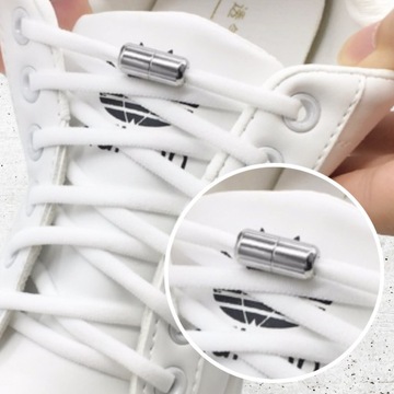 Шнурки БЕЛЫЕ шнурки без завязок.