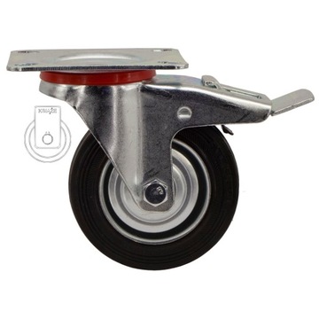 НАБОР ИЗ 4 ШТ. Полочная тележка WHEELS fi 100 23STGU100