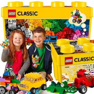 KLOCKI LEGO CLASSIC KREATYWNE PREZENT DUŻY ZESTAW LEGO 484 EL. TECHNIC XXL