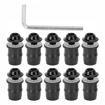 Набор винтов для лобового стекла мотоцикла M5x16 мм/0,6 дюйма, 10 шт., 32 шт.