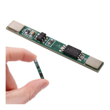 Moduł BMS PCM PCB do Ładowania i Ochrony Ogniw Li-ion 1S 3,7V 3A do 18650