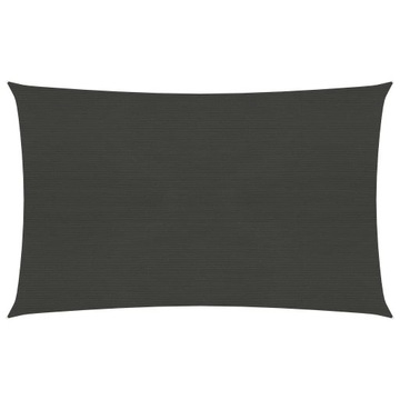 Żagiel przeciwsłoneczny HDPE 4x2,5m, antracytowy