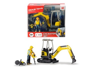 DICKIE Toys zestaw koparka do naprawy chodników