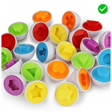 ПАЗЗЛ СОРТИРОВКА ЯИЦ СООТВЕТСТВУЙТЕ ФОРМЫ, РАЗВИВАЮЩАЯ ИГРУШКА ДЛЯ ДЕТЕЙ