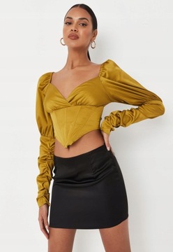 MISSGUIDED GORSETOWY SATYNOWY TOP 34G XXH__S