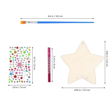 НАБОР ЗВЕЗДОЧНЫХ ВЕТРОВОК, НАБОР ДЛЯ ИЗГОТОВЛЕНИЯ ОКОННЫХ ЗВОНКОВ, ПОЛЫЙ, ДЕКОРИРОВАНИЕ