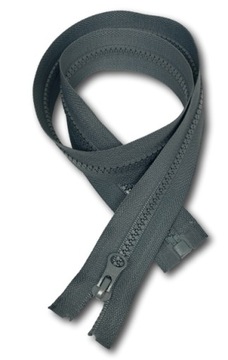 Zamek kostkowy ROZDZIELCZY 5mm 70cm ciemny szary