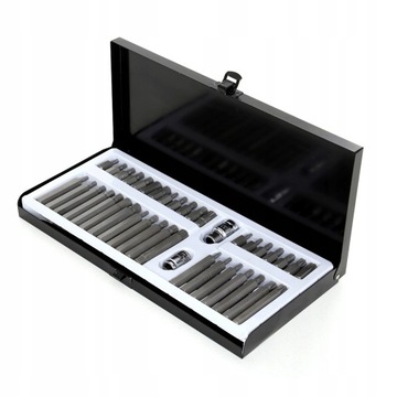 ZESTAW KLUCZY BITÓW TORX IMBUS SPLINE HEX 40SZT