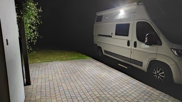 Уличный светодиодный светильник, для кемпера 12В, для тента, ЧЕРНЫЙ