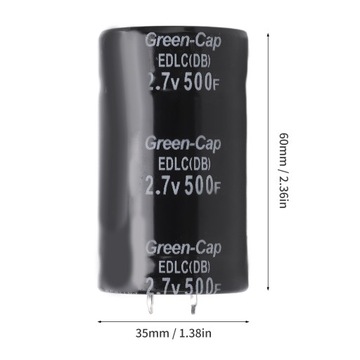 wkv-FARAD КОНДЕНСАТОР 500F КОНДЕНСАТОР ЧЕРНЫЙ