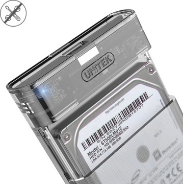 Unitek USB 3.2 Gen 1 SATA6G 2.5 HDD/SSD DiskGuard Limpid R Pocket