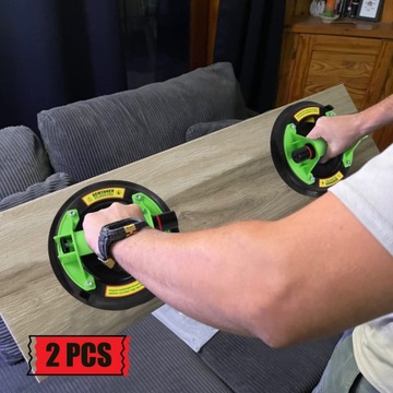 2*Przyssawki próżniowe 600LB Super ssanie z etui Do szkła itp