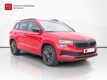 Skoda Karoq Crossover Facelifting 2.0 TDI SCR 150KM 2022 Skoda Karoq Hak, Matrix, ACC, Grzane fotele i szyba przednia, Kamera, keyl, zdjęcie 6