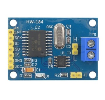 Модуль CAN BUS MCP2515 TJA1050 SPI AVR STM8 STM32