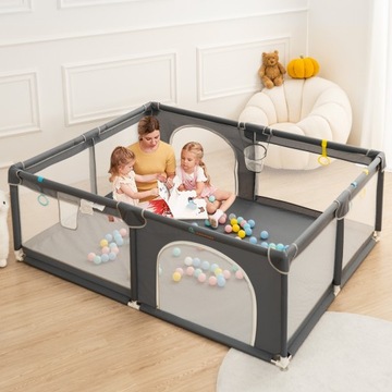 Большой детский манеж - Кровать с игровой площадкой 160х160см