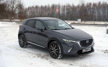 Mazda CX-3 Crossover 1.5 SKY-D 105KM 2015 Mazda CX-3 1.5D 105KM AWD 4x4 LED Automat Skora Kamera Oryginalne szyby