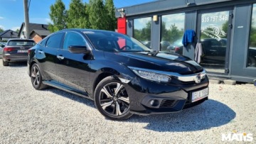Honda Civic X Sedan 4d 1.5 VTEC Turbo 182KM 2017 Honda Civic 1.5T 183KM manual navi skora 2xPDC szyberadch 1 rej 2018R asys, zdjęcie 35