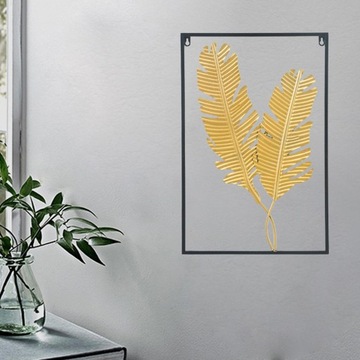 Современная висячая скульптура из черного бананового листа