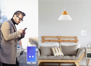 Сенсорный выключатель света Wi-Fi RF433Mhz 3CH SONOFF