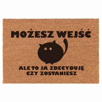 WYCIERACZKA z kotem wejściowa DO BUTÓW śmieszna