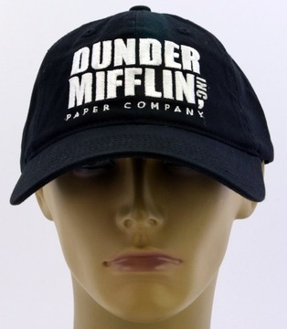 Czapka z daszkiem męska Biuro THE OFFICE DUNDER MIFFLIN 56-60cm Haft Czarna