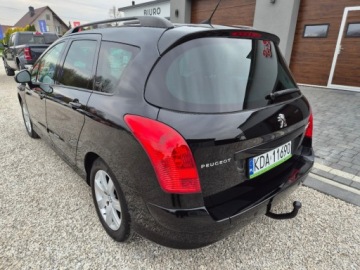 Peugeot 308 I SW Facelifting 2.0 HDI FAP 150KM 2013 Peugeot 308 Piekny czarny 2.0 HDI 220 tys km z Niemiec zarejestrowany gwar, zdjęcie 5