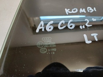 AUDI A6 C6 04- KOMBI SKLO (OKNO) LEVÝ ZADNÍ ...5