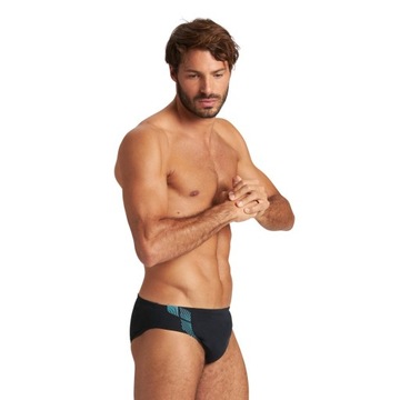 M7279 MĘSKIE KĄPIELÓWKI ARENA STREAK BRIEF UK34 D5