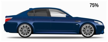 ТОНИРОВОЧНАЯ ПЛЕНКА 75 x 300см 75% ЗАТЕМНЕНИЕ ОКОННОГО ШПОНА