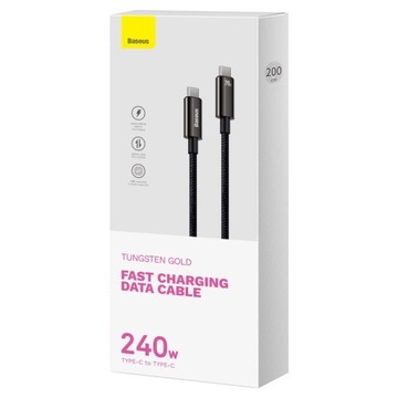 Baseus Ultra Fast USB C 240W USB C 240W Кабель.