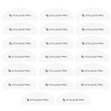 STALEKS 20x POLERKA DWUSTRONNA półksiężyc łódka mini do paznokci 100 180