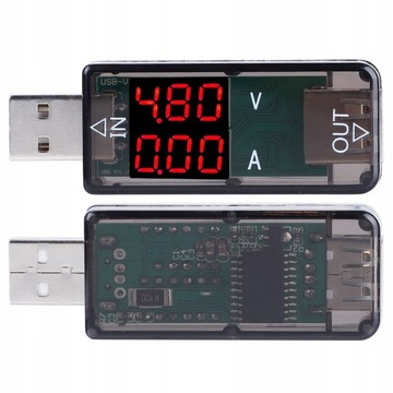 МЕТР ВОЛЬТМЕТР USB-ТЕСТЕР НАПРЯЖЕНИЯ AMPEROMIE