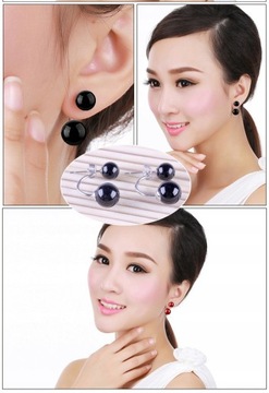 Женские серьги-гвоздики из натурального камня, серебро