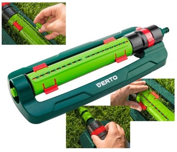 РЕГУЛИРУЕМЫЙ КОЛЕБАТЕЛЬНЫЙ САДОВЫЙ ДОЖДЕВАТЕЛЬ