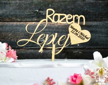 Топпер TŚD-25-Лучше вместе Свадьба Свадьба