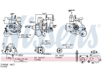 TURBO OPEL TIGRA 1.2 04-10 COMBO 04-11 MERIVA A 03-10