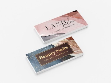 Подарочный сертификат DL 42 шт. - ПЛОТНАЯ БУМАГА - 350 г - ДИЗАЙН