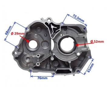 Картеры двигателя Quad ATV 110 Kingway Romet