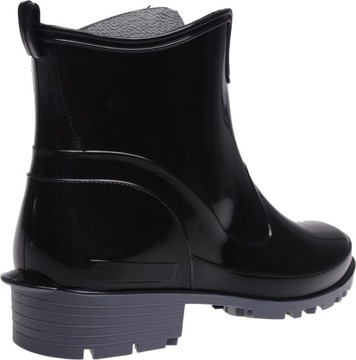 POLSKIE KALOSZE GUMOWCE DAMSKIE GR.SPÓD czarny 38