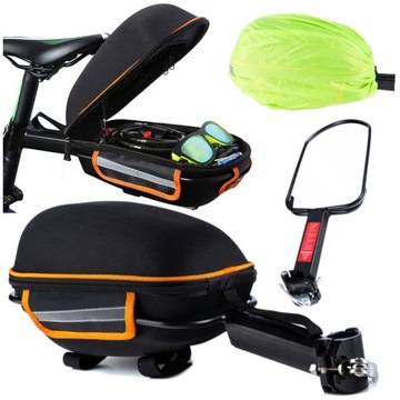 Велосипедная седельная сумка на раме с ручкой Жесткий велосипедный чехол 10л