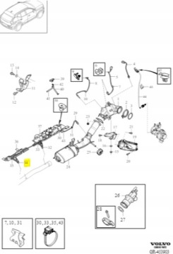 Лямбда-зонды Volvo XC40 D4204T 32203676