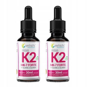 WISH VITAMIN K2 Mk-7 FORTE 30мл ЖИДКИЙ НАТТО