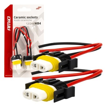 2x GNIAZDO KOSTKA CERAMICZNA WTYCZKA HB4 9006