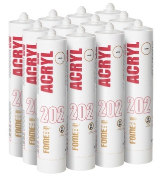 Akryl szpachlowy biały malowalny 310 ml PREMIUM