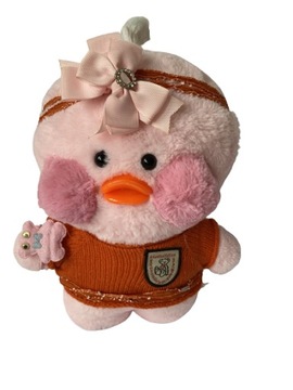Maskotka kaczka LALAFANFAN różowa 30cm