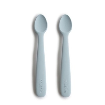 Łyżeczki silikonowe MUSHIE 2szt. Powder Blue