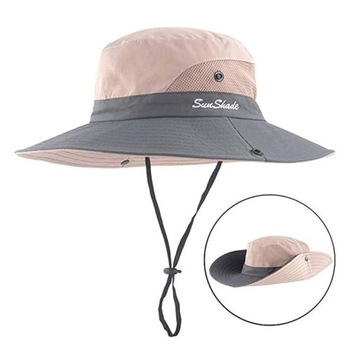 ЖЕНСКАЯ ШЛЯПА С УФ-СОЛНЦЕМ С МЕСТАМИ ДЛЯ КОНСКОГО ХВОСТА