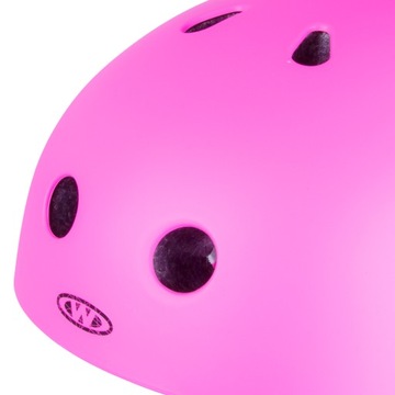 Kask na rolki, deskorolkę, WORKER Neonik Różowy M
